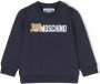 Moschino Kids Sweater met teddybeerpatroon Blauw - Thumbnail 1