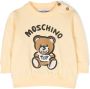Moschino Kids Sweater met teddybeerprint Geel - Thumbnail 1