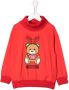 Moschino Kids Sweater met teddybeerprint Rood - Thumbnail 1