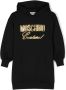Moschino Kids Sweaterjurk met logopatch Zwart - Thumbnail 1