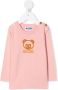 Moschino Kids T-shirt met geborduurde teddybeer Roze - Thumbnail 1