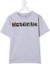 Moschino Kids T-shirt met logoprint Grijs - Thumbnail 1