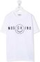 Moschino Kids T-shirt met logoprint Wit - Thumbnail 1