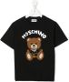 Moschino Kids T-shirt met patroon Zwart - Thumbnail 1
