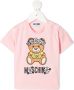 Moschino Kids T-shirt met print Roze - Thumbnail 1