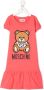 Moschino Kids T-shirtjurk met teddybeerprint Roze - Thumbnail 1