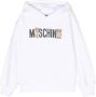 Moschino Kids Katoenen hoodie Wit - Thumbnail 1