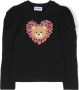 Moschino Kids Katoenen T-shirt Zwart - Thumbnail 1