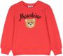 Moschino Kids Sweater met logoprint Rood - Thumbnail 1