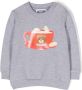 Moschino Kids Sweater met teddybeerpatroon Grijs - Thumbnail 1