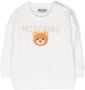Moschino Kids Sweater met teddybeerpatroon Wit - Thumbnail 1