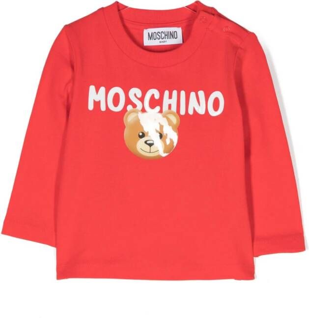 Moschino Kids Stretch sweater Rood