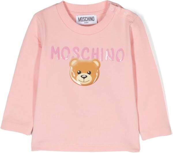 Moschino Kids Stretch sweater Roze