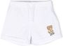 Moschino Kids Shorts met teddybeerprint Wit - Thumbnail 1
