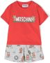Moschino Kids Shorts met teddybeerprint Rood - Thumbnail 1