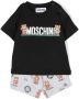 Moschino Kids Shorts met teddybeerprint Zwart - Thumbnail 1