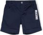 Moschino Kids Shorts met teddybeer Blauw - Thumbnail 1