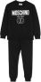 Moschino Kids Top en broek met logoprint Zwart - Thumbnail 1