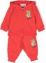 Moschino Kids Trainingspak met logo Rood - Thumbnail 1