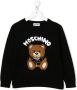 Moschino Kids Trui met teddybeerprint Zwart - Thumbnail 1