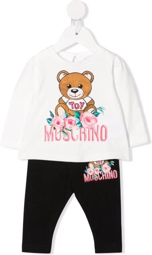 Moschino Kids Tweedelige set Wit