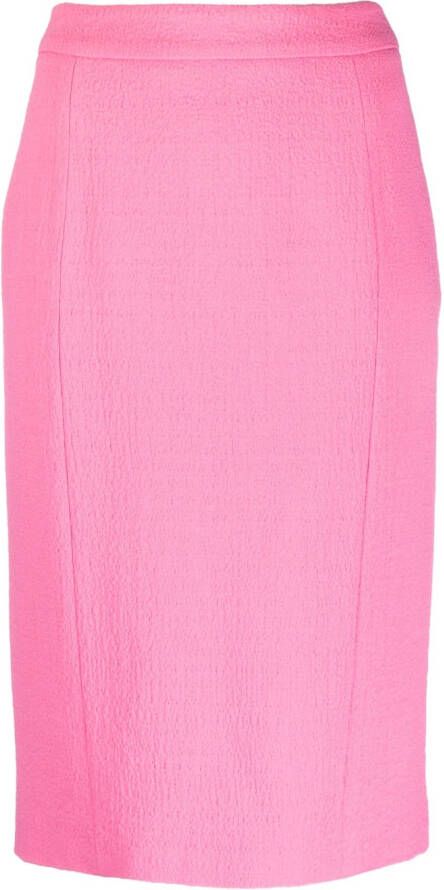 Moschino Midi-kokerrok Roze