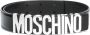 Moschino logo belt Zwart - Thumbnail 1