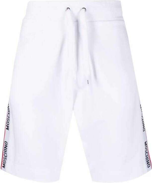 Moschino Shorts verfraaid met logo Wit