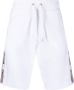 Moschino Shorts verfraaid met logo Wit - Thumbnail 1