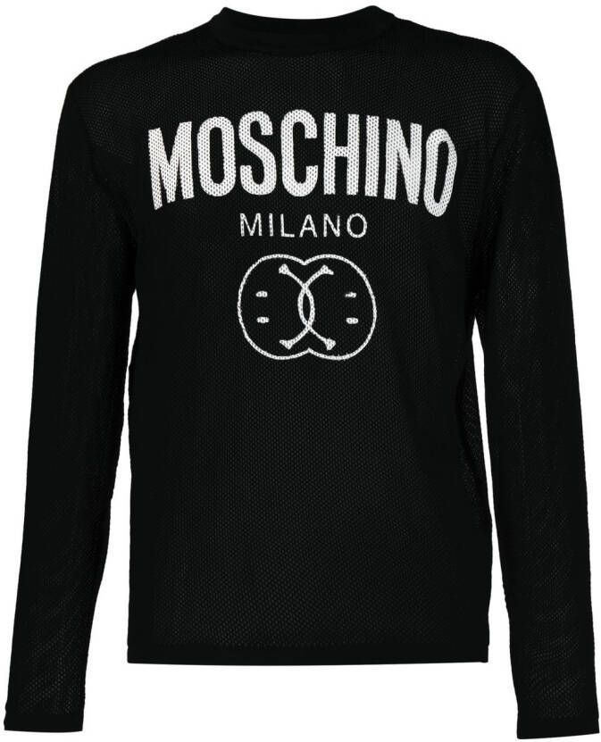 Moschino Trui met logo Zwart