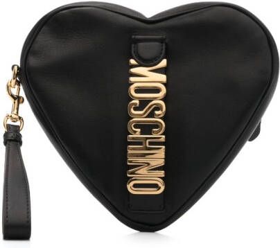 Moschino Hartvormige clutch Zwart