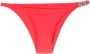 Moschino Bikinislip met logoplakkaat Rood - Thumbnail 1