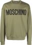 Moschino Sweater met logoprint Groen - Thumbnail 1