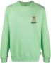 Moschino Sweater met logoprint Groen - Thumbnail 1