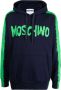 Moschino Hoodie met logoprint Blauw - Thumbnail 1
