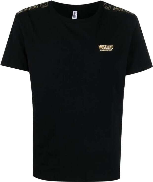 Moschino T-shirt set met logo afwerking Zwart