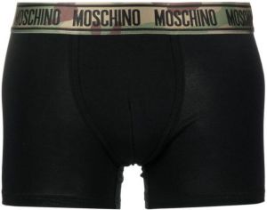 Moschino Boxershorts met logoband Zwart