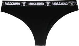 Moschino Slip met logoband Zwart