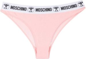 Moschino String met logoband Roze