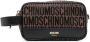 Moschino Make-up tas met logo Bruin - Thumbnail 1