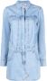 MOSCHINO JEANS Midi-jurk met lange mouwen Blauw - Thumbnail 1