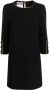 Moschino Mini-jurk met contrasterende afwerking Zwart - Thumbnail 1