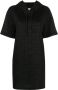 Moschino Mini-jurk met logoprint Zwart - Thumbnail 1