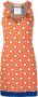 Moschino Mini-jurk verfraaid met logo Oranje - Thumbnail 1