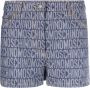 Moschino Wollen shorts Blauw - Thumbnail 1