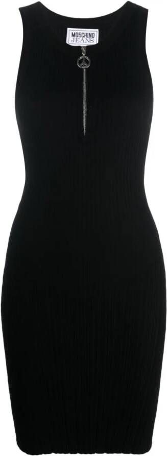 Moschino Mouwloze mini-jurk Zwart
