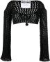 Moschino Cropped top Zwart - Thumbnail 1