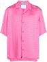 Moschino Overhemd met jacquard Roze - Thumbnail 1