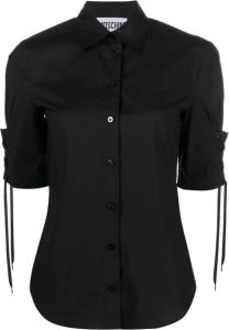 Moschino overhemd met korte mouwen Zwart