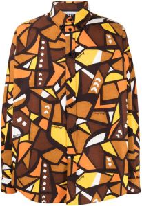 Moschino Overhemd met patroon Bruin